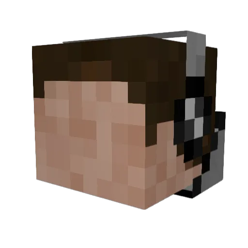 Adrian_Jackson Minecraft avatar head, 3D render