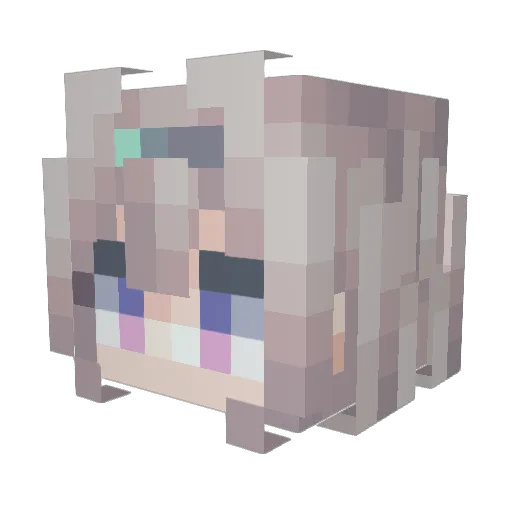 Adrian_NHT Minecraft avatar head, 3D render