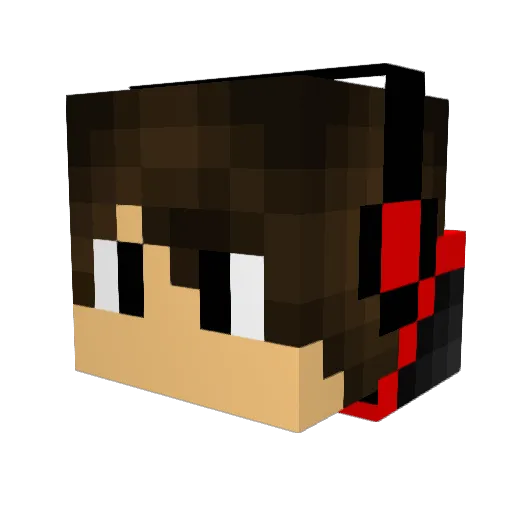 Adrian_Rygiel Minecraft avatar head, 3D render
