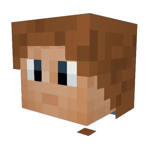Adrian_v_S Minecraft avatar head, 3D render