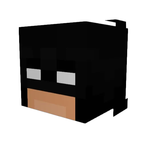 Adrianalekk Minecraft avatar head, 3D render