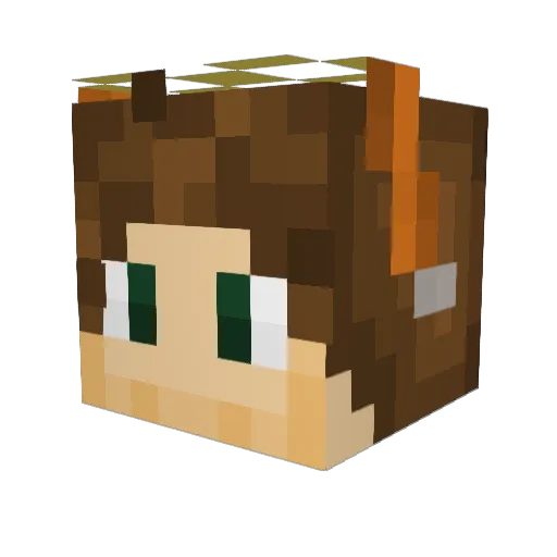 Adriancavazosl Minecraft avatar head, 3D render