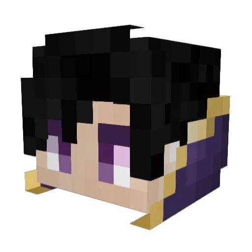 Adriann004 Minecraft avatar head, 3D render