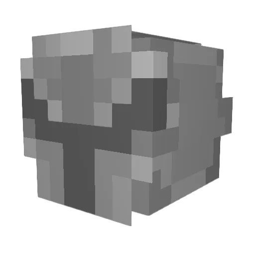 Adriannbruh Minecraft avatar head, 3D render