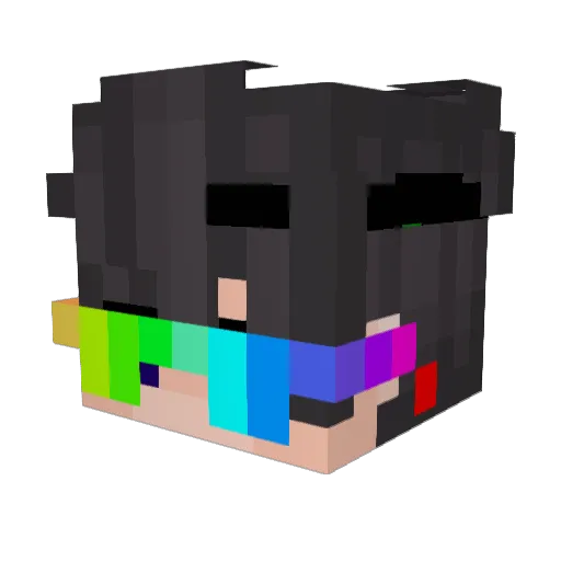 AdrianowY257 Minecraft avatar head, 3D render