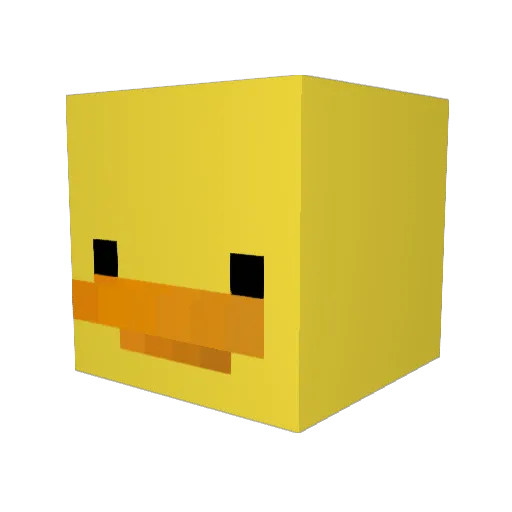 Adriansen12 Minecraft avatar head, 3D render