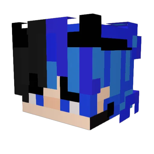 Adriax_ Minecraft avatar head, 3D render