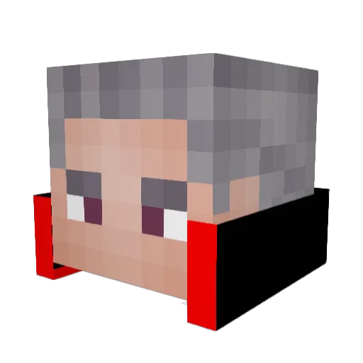 AdrielzinBR Minecraft avatar head, 3D render