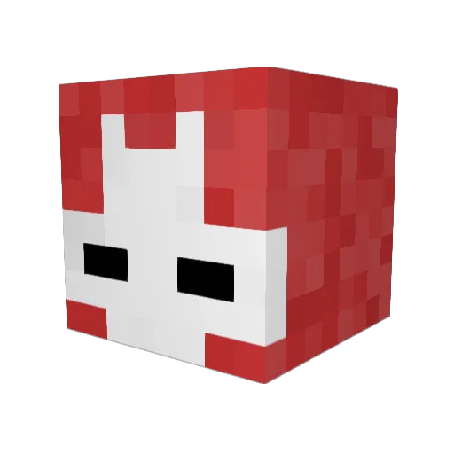 AdrienGames2 Minecraft avatar head, 3D render