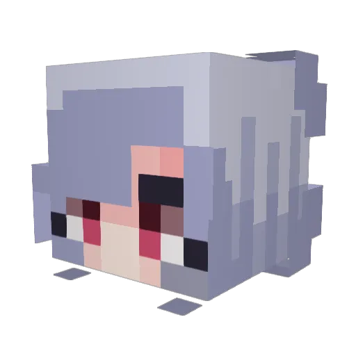 Adrifire17 Minecraft avatar head, 3D render