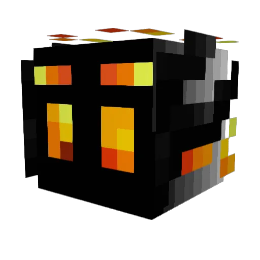 AdriftGlitter4 Minecraft avatar head, 3D render