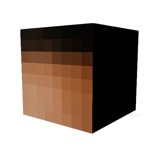 Adrigator Minecraft avatar head, 3D render