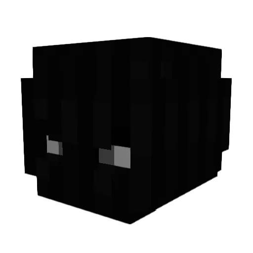 AdrilKrolMerrymi Minecraft avatar head, 3D render