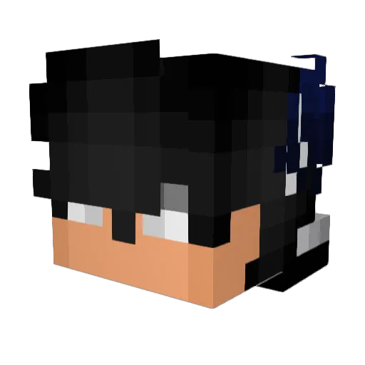 Adripico3 Minecraft avatar head, 3D render