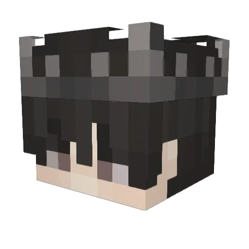 Adriverion Minecraft avatar head, 3D render