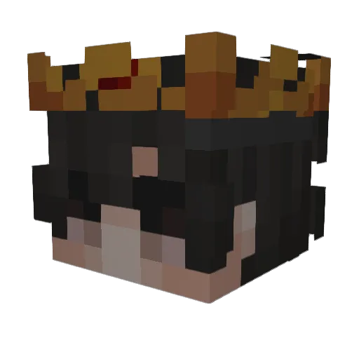 Adrxen_ Minecraft avatar head, 3D render