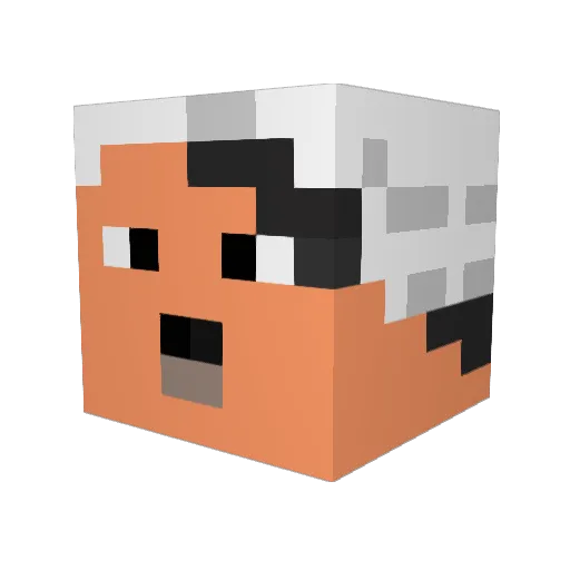 AdulfBinJuijad Minecraft avatar head, 3D render