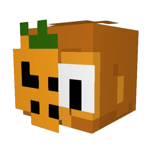Aduran52 Minecraft avatar head, 3D render