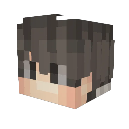 AduriteTBH Minecraft avatar head, 3D render