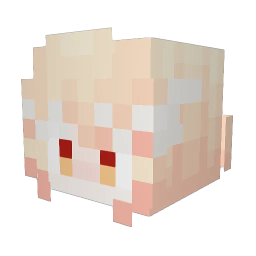 Adv3ntur0us Minecraft avatar head, 3D render