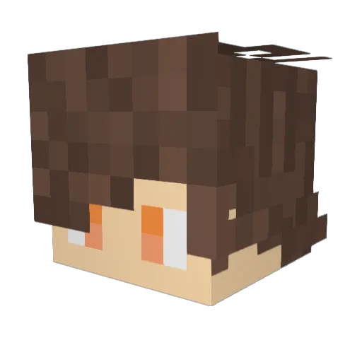 Adv3ntur3_Guy Minecraft avatar head, 3D render