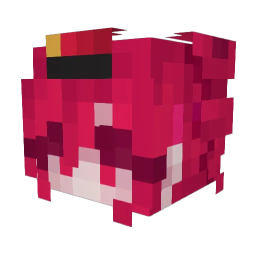 AdvNeo Minecraft avatar head, 3D render