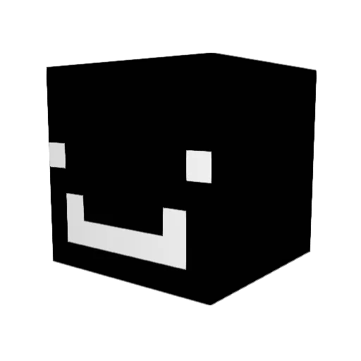 Advanced00 Minecraft avatar head, 3D render