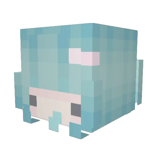 AdventerPanda012 Minecraft avatar head, 3D render