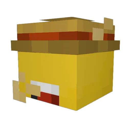 Adventstriker Minecraft avatar head, 3D render