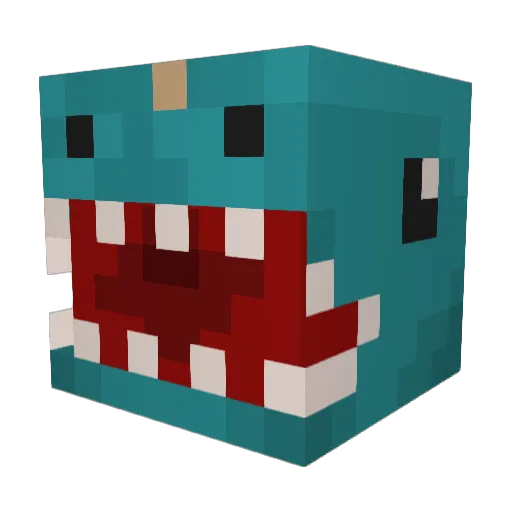 AdventureGnome Minecraft avatar head, 3D render