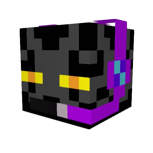 AdventurePeople Minecraft avatar head, 3D render