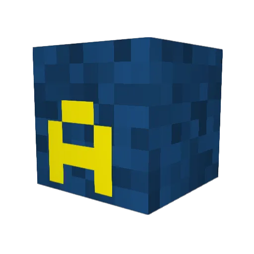 Advil2Big Minecraft avatar head, 3D render