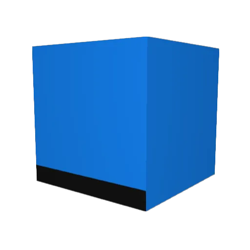 Advitc Minecraft avatar head, 3D render