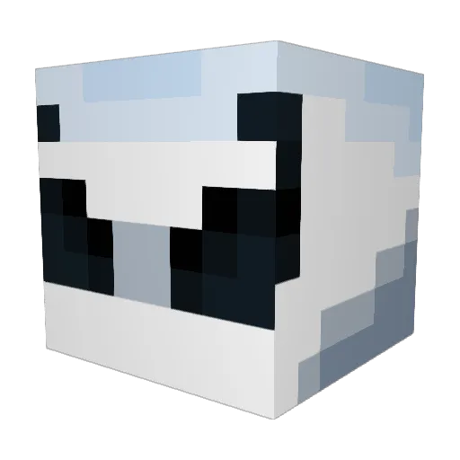 Adyboy Minecraft avatar head, 3D render