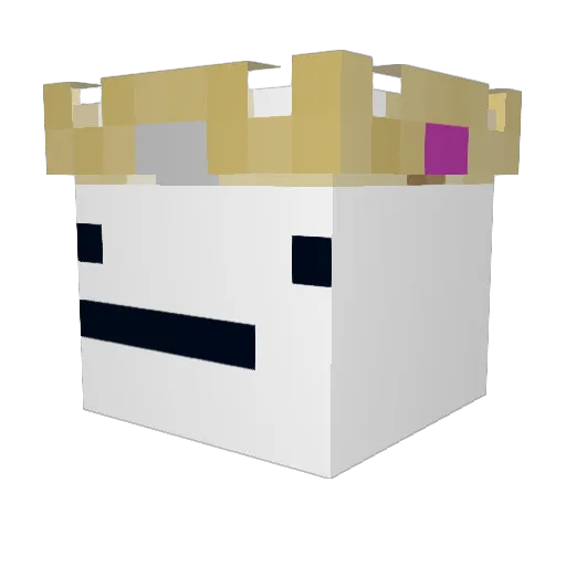 Adygris Minecraft avatar head, 3D render