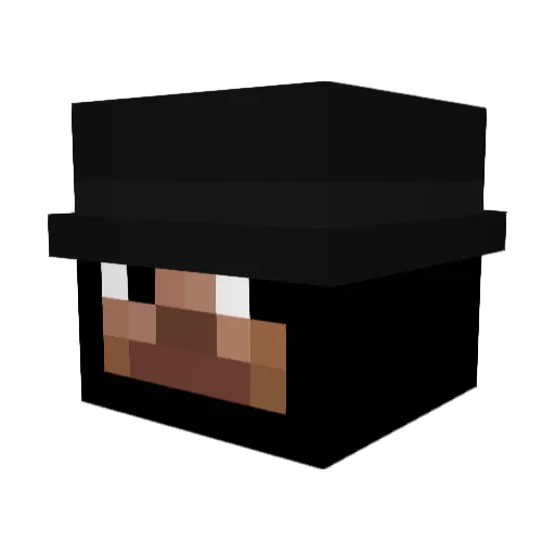 Adylliane Minecraft avatar head, 3D render