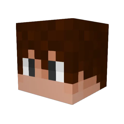 Adzy2k Minecraft avatar head, 3D render