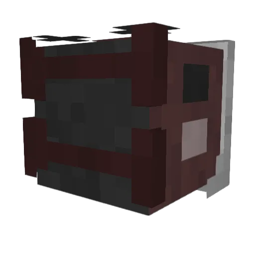 Ae8_8 Minecraft avatar head, 3D render