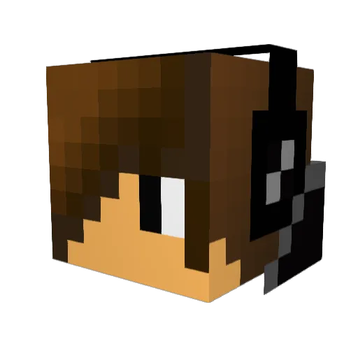 AeRoXx123 Minecraft avatar head, 3D render