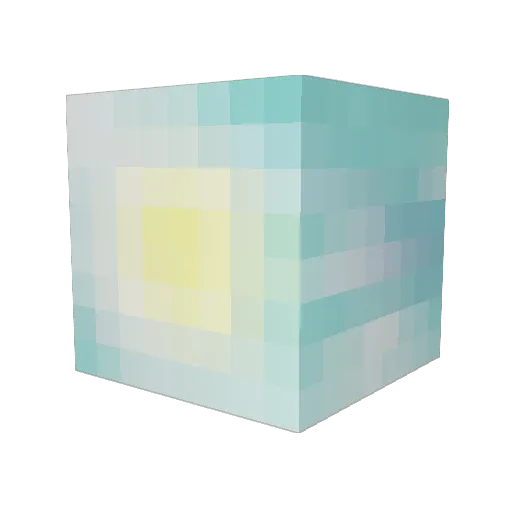 Aece__ Minecraft avatar head, 3D render