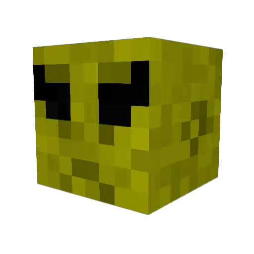 AedanMine Minecraft avatar head, 3D render