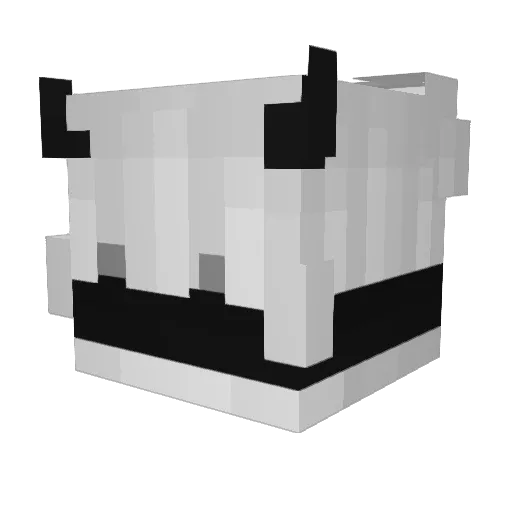 Aeeriee Minecraft avatar head, 3D render