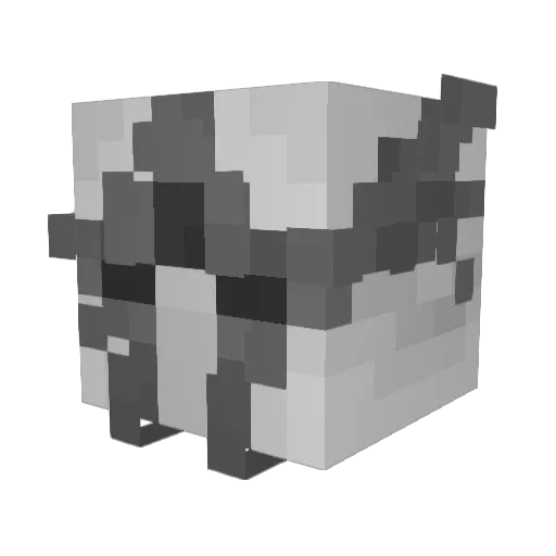 AegisBlade26 Minecraft avatar head, 3D render