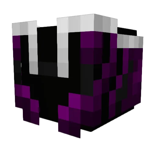 Aeglos13 Minecraft avatar head, 3D render