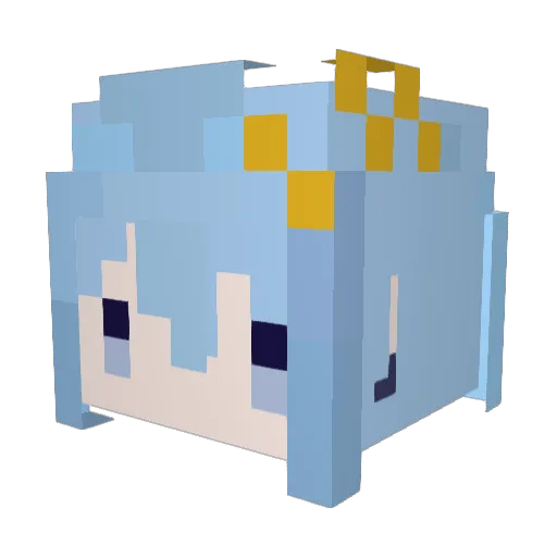 Aeigis_ Minecraft avatar head, 3D render