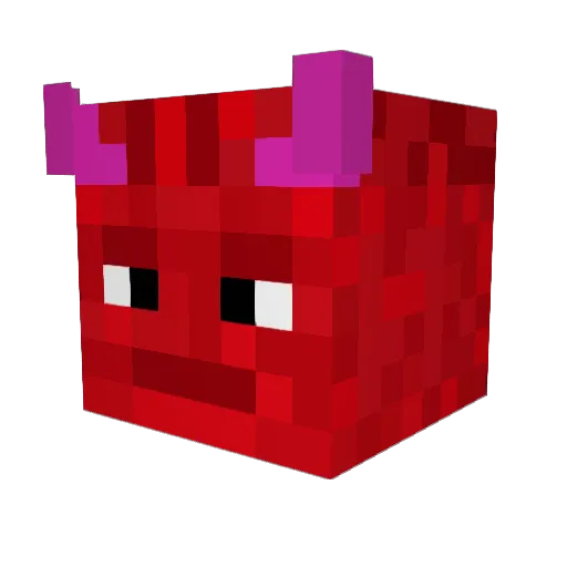 Aeirsx Minecraft avatar head, 3D render