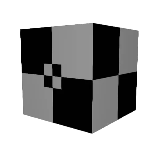 Aeiuoc Minecraft avatar head, 3D render