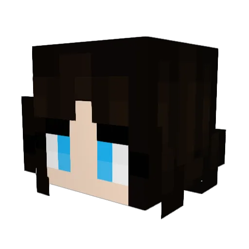 AeksioOndos Minecraft avatar head, 3D render
