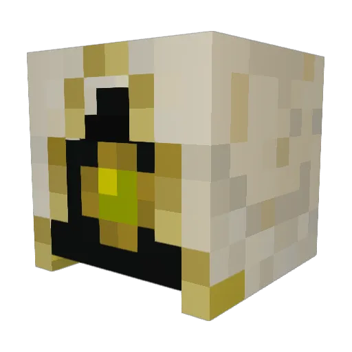 Aelanar Minecraft avatar head, 3D render