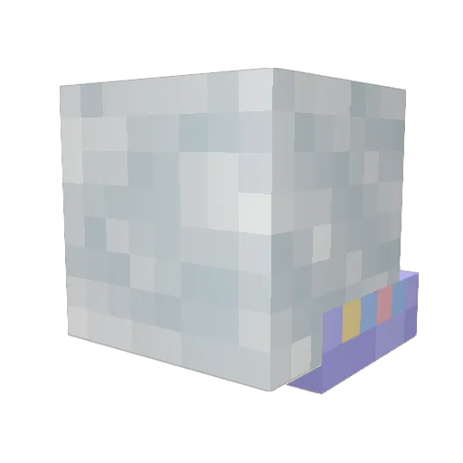Aelarix Minecraft avatar head, 3D render